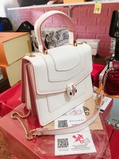 Túi xách bvlgari - bvl đầu rắn Full box Bill mã check code