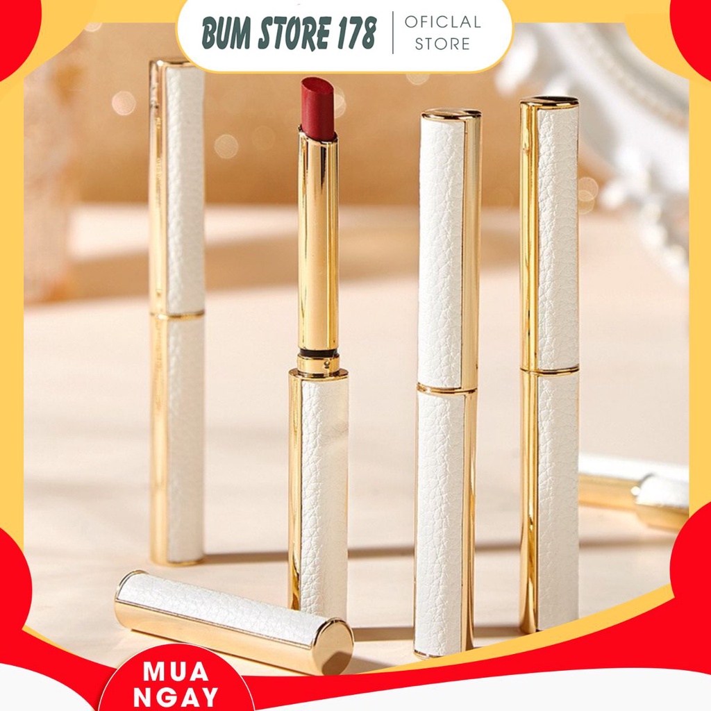 Son lì nội địa Trung Heyxi tone nhung lì đậm bộ sưu tập 8 màu, Son môi chính hãng Heyxi Beauty nhung lì sang trọng