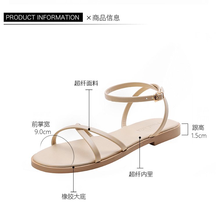 Xăng đan Xỏ Ngón Đế Bằng Thời Trang Mùa Hè Cho Nữ | BigBuy360 - bigbuy360.vn