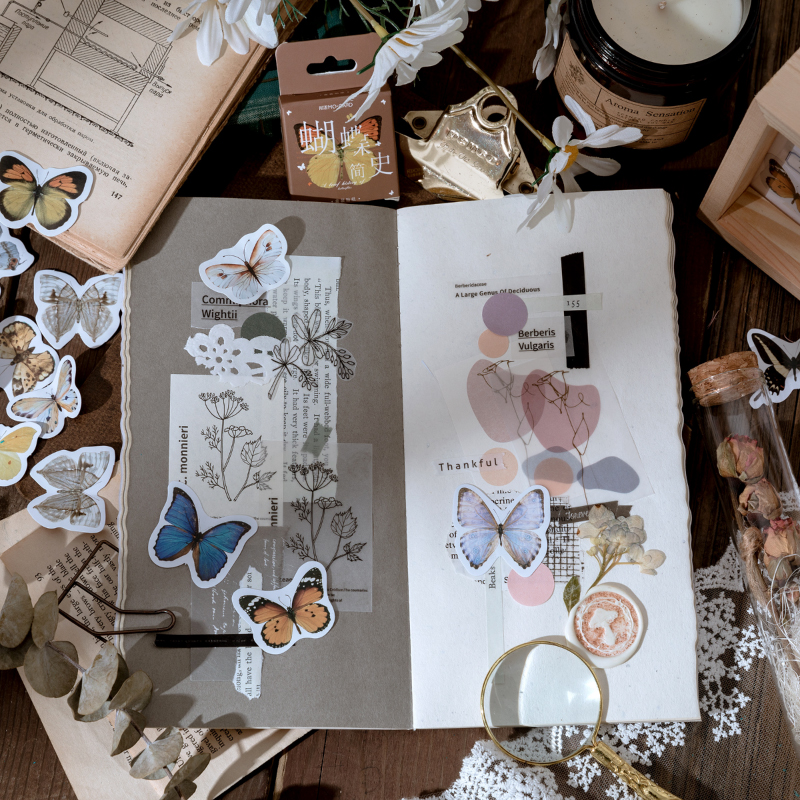 Set 46 Sticker Nhiều Kiểu Dáng Sáng Tạo Dùng Để Trang Trí