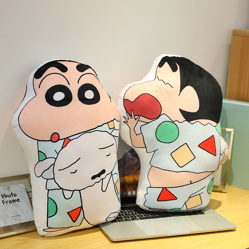 ❤Gối Ôm Nhồi Bông Hình Cậu Bé Bút Chì Shin-chan Hoạt Hình 45 / 60cm