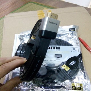Dây cáp hdmi sony dài 5 mét dẹt chuân full hd