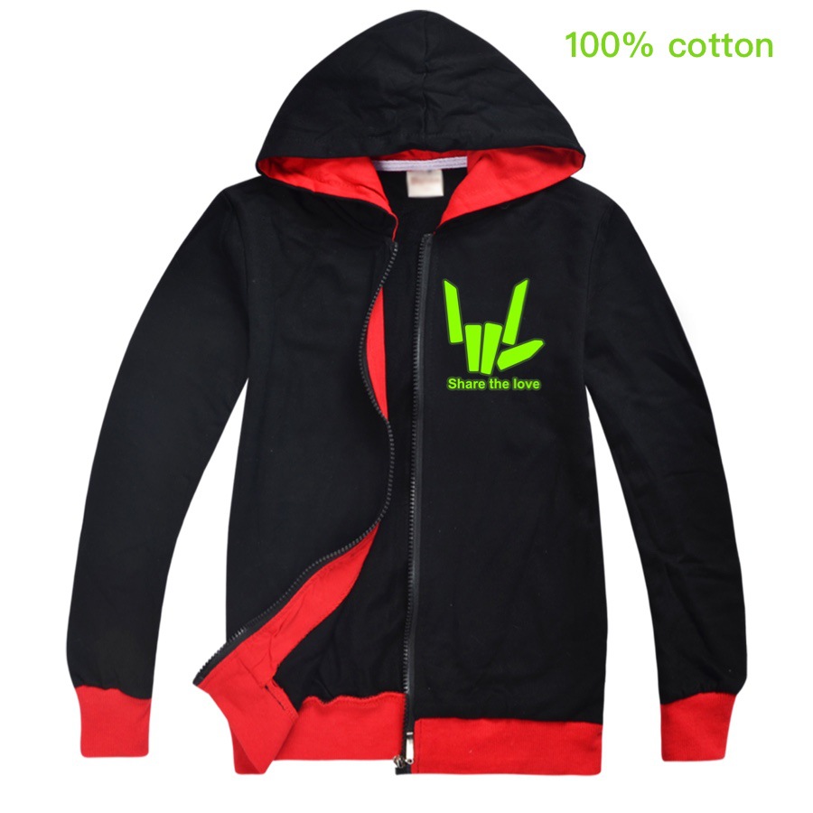 Áo Khoác Hoodie In Chữ Share The Love Youtube Dành Cho Bé Trai Và Bé Gái