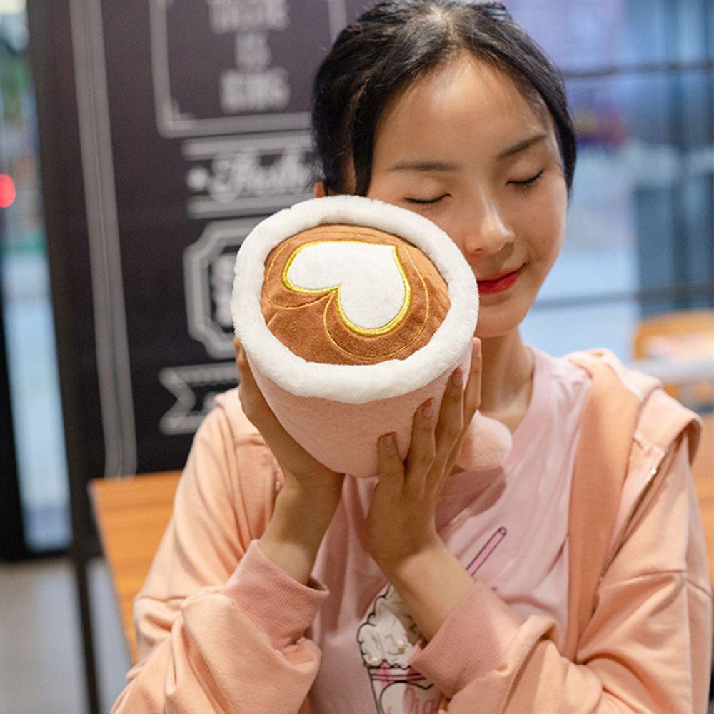 LANFY Ly Cà Phê Nhồi Bông Mềm Mại Dễ Thương Phong Cách Nhật Bản