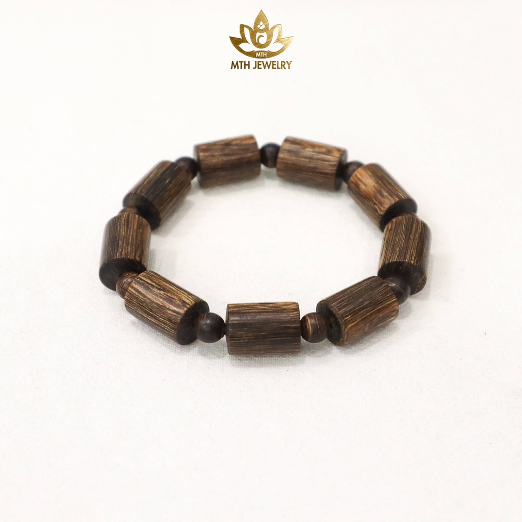 Vòng Tay Trầm Hương MTH JEWELRY Trụ Trúc Sánh Chìm Tự Nhiên