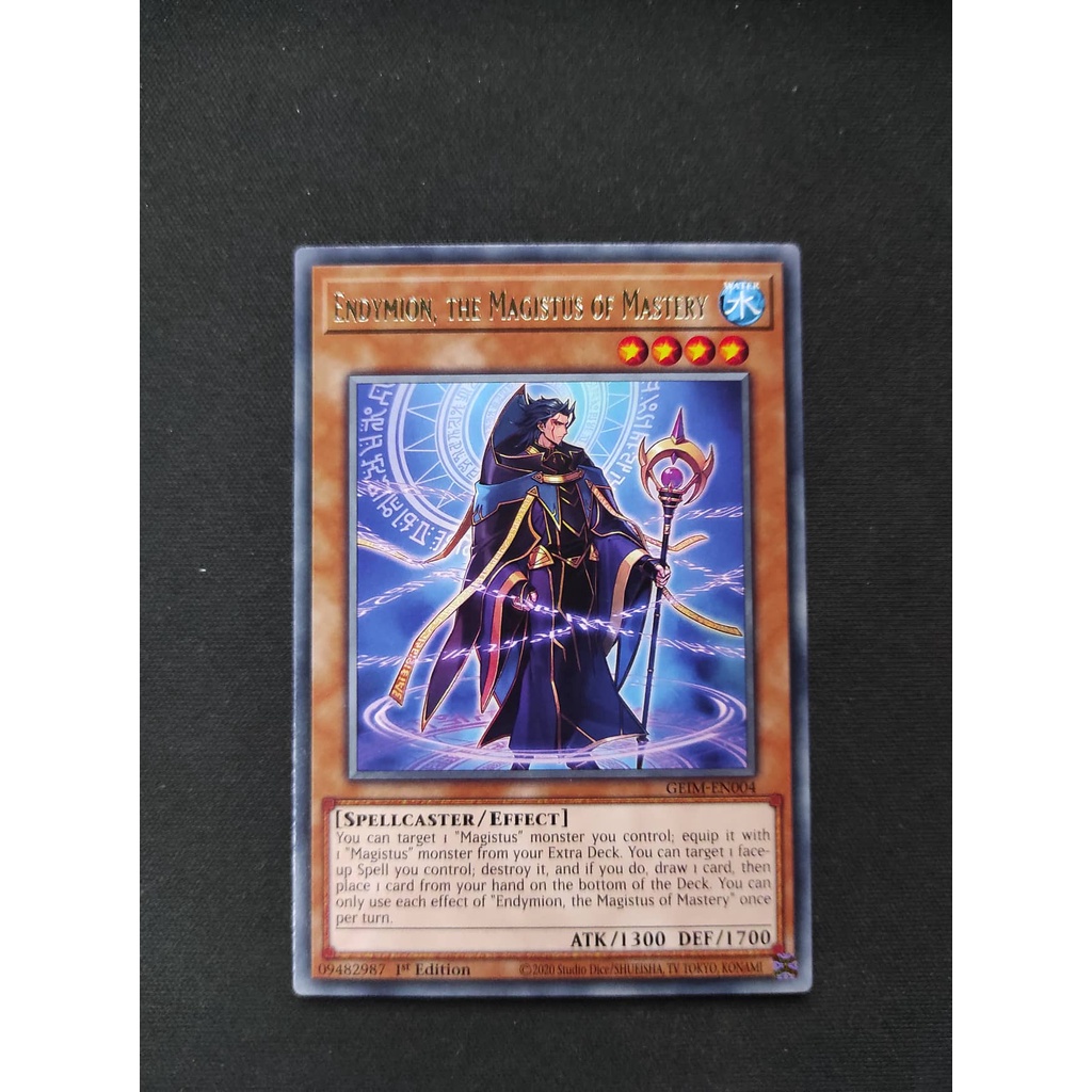 1 lá thẻ bài Endymion, the Magistus of Mastery - GEIM-EN004 - Rare