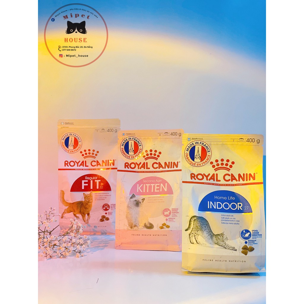Hạt thức ăn khô cho mèo Royal canin Kitten - Royal canin indoor - Royal canin regular fit 32