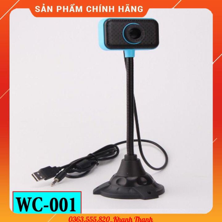 Webcam chân cao WC-001 (Micro ẩn) HD 480p
