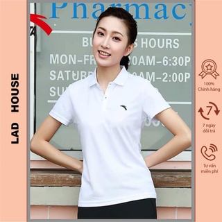 Áo polo thể thao nữ anta chính hãng, ao phong coc tay nu