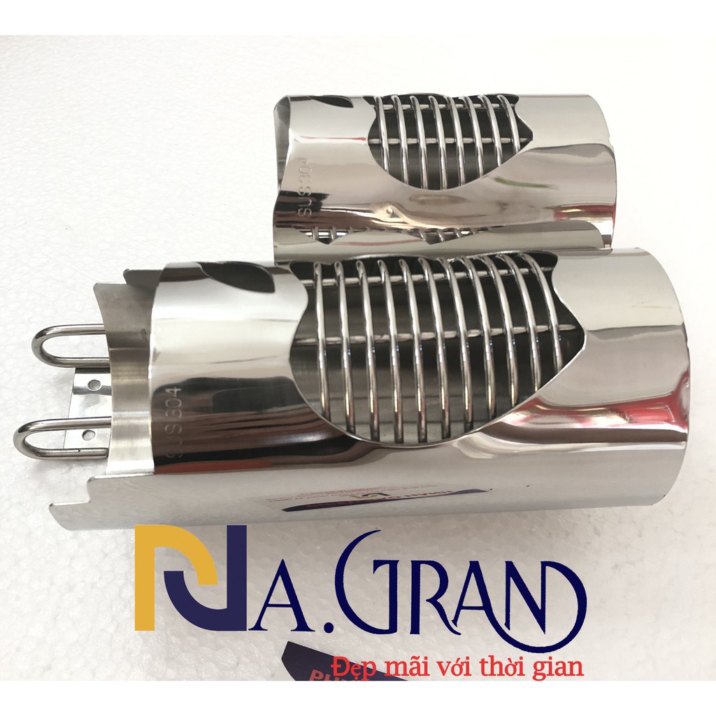 [DÀY ĐÁNH BÓNG ĐẸP] Ống đựng đũa 100% inox 304 OĐ3 2 Ống Đũa táo đôi mẫu mã đẹp cuộn nguyên tấm inox