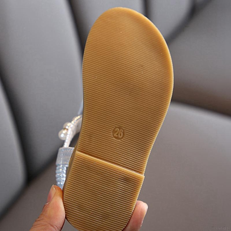 Sandal kẹp ngón kiểu dáng dễ thương chống trơn trượt cho bé gái