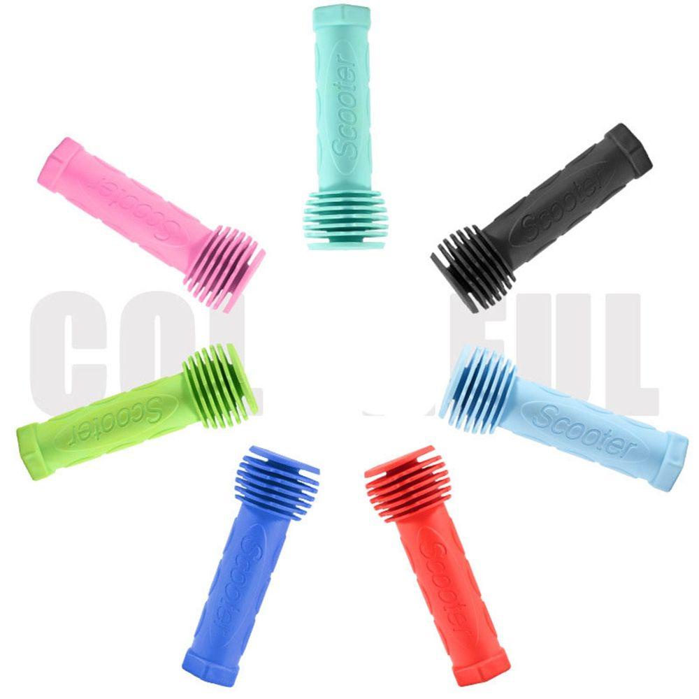 1 Cặp Vỏ Bọc Tay Lái Xe Đạp Ba Bánh Bằng Cao Su 2.2cm Nhiều Màu Sắc