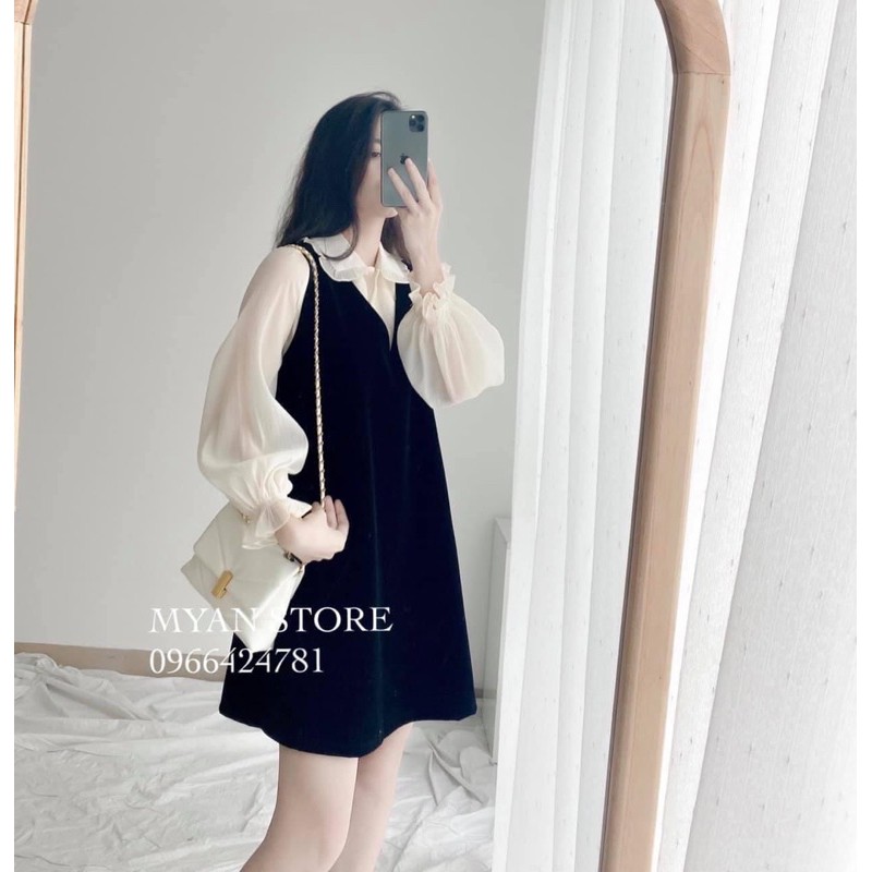 💋💋 SET ÁO VOAN TƠ + VÁY GILE SẴN KHO