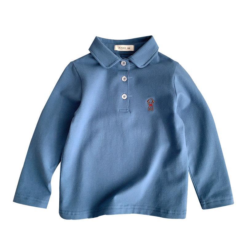 Áo Thun Polo Tay Dài Nhiều Màu Thời Trang Xuân Thu 2020 Cho Bé Trai