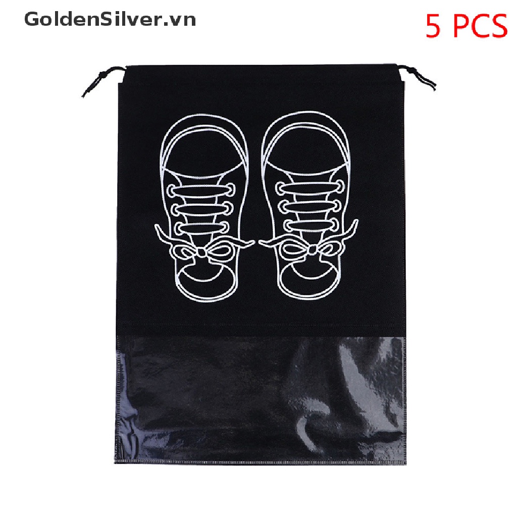 Set 5 túi đựng giày chống thấm nước đa năng tiện lợi cho du lịch