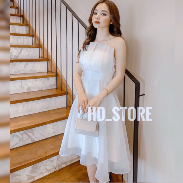 [VIDEO+ẢNH THẬT] V43 VÁY CÚP XẾP LY XOÈ DỰ TIỆC KỈ YẾU PROM, ĐẦM XOÈ CÔNG CHÚA DỰ ĐÁM  CƯỚI