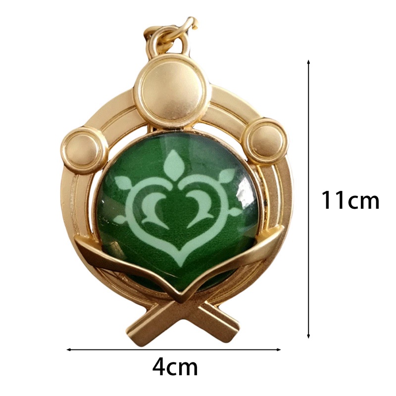 Tmdbyx Móc Khóa Nhựa Acrylic Hình Game Genshin impact Cá Tính