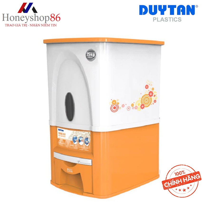 <Tiện Lợi>  Thùng gạo thông minh Matsu Duy Tân  25kg bảo quản hương vị thơm ngon của gạo HONEYSHOP86