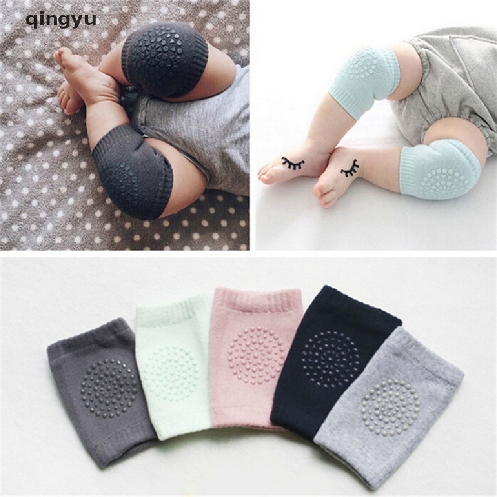 Đệm Bảo Vệ Đầu Gối / Khuỷu Tay Mềm Mại Chống Trượt An Toàn Cho Bé Tập Bò