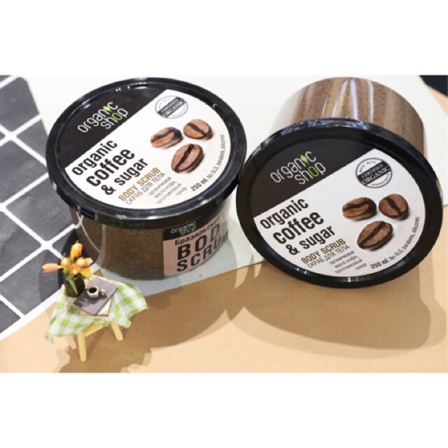 TẨY DA CHẾT 💖FREESHIP💖 TẨY DA CHẾT TOÀN THÂN ORGANIC COFFEE & SUGAR BODY SCRUB 250ML SÁNG DA SẠCH SÂU | BigBuy360 - bigbuy360.vn