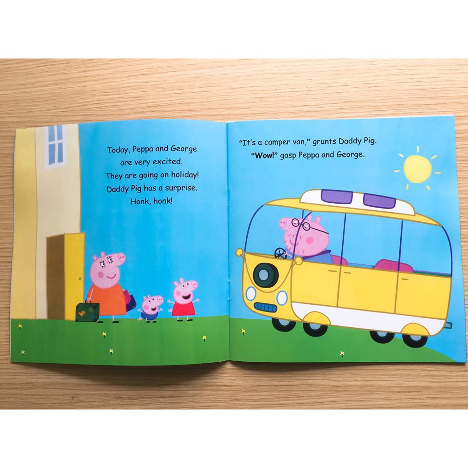 Peppa pig 10c + túi vải tặng kèm file nghe dành cho bé yêu thích chú heo peppa đáng yêu