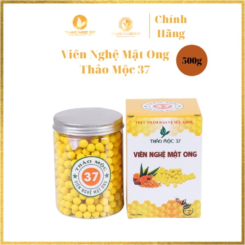 Viên Nghệ Mật Ong 37 - Thảo Mộc 37, Giải Pháp Cho Dạ Dày_Đại Tràng Hiệu Quả