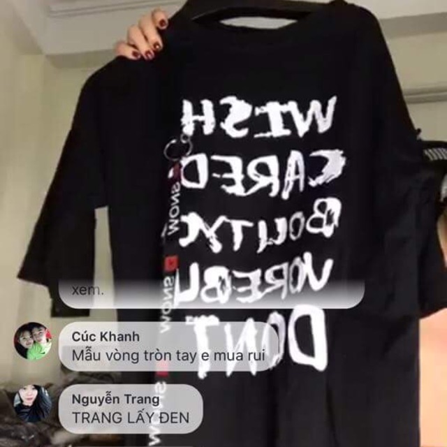 áo phông thụng giá 180k