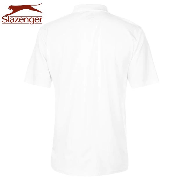 Áo thun nam Slazenger Golf Solid Polo (màu White) - Hàng size UK