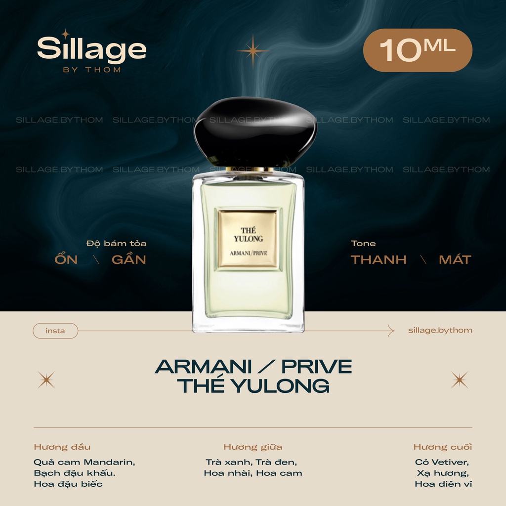 ARMANI PRIVE THE YULONG EDT | Mẫu thử nước hoa unisex