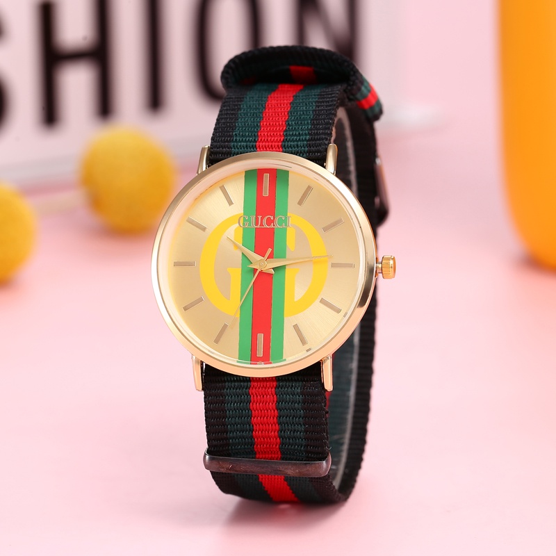 Đồng Hồ Quartz Dây Đeo Nylon Kiểu Dáng Đơn Giản