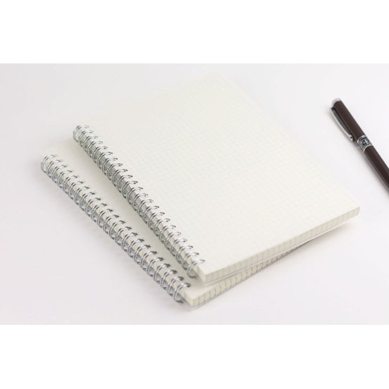 SIZE A4-SỔ LÒ XO NGANG- GIẤY 80 gsm-(có test độ lem giấy-đọc kĩ thôg tin sp)