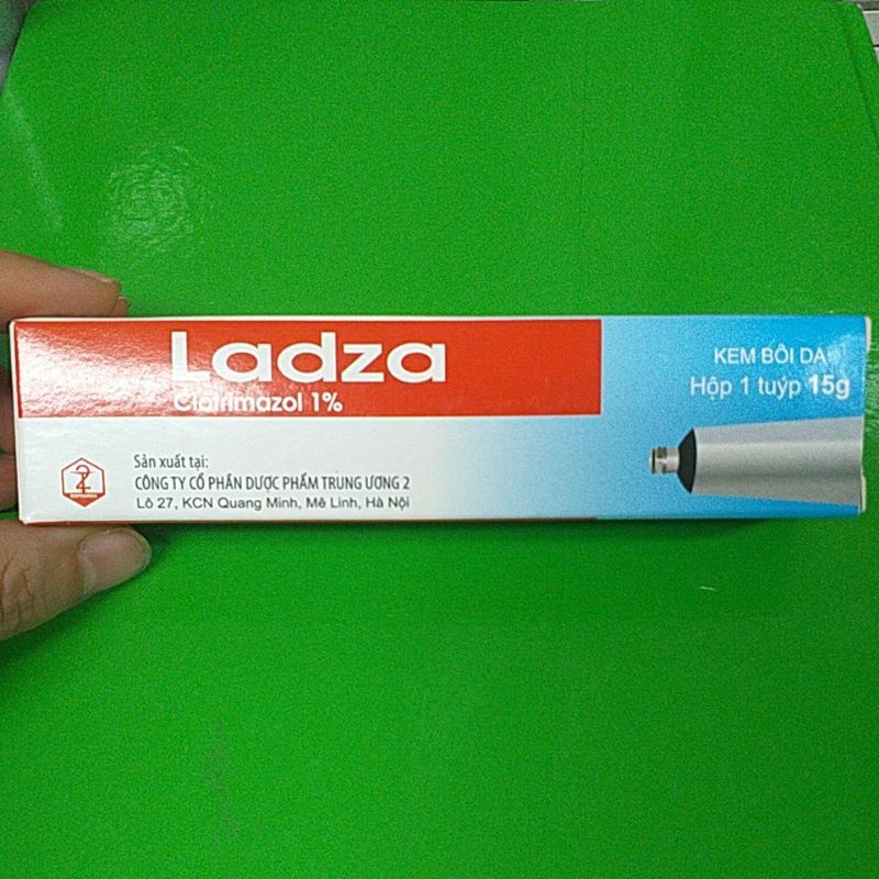 Kem bôi Ladza làm sạch nấm ngứa lang ben