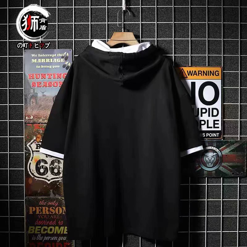 Áo Hoodie Tay Lỡ Dáng Rộng Phong Cách Hàn Quốc Cho Nam Giới