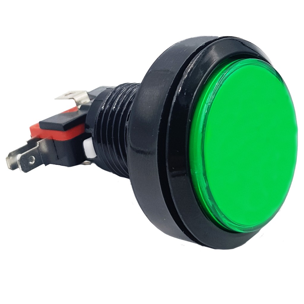 Nút nhấn điều khiển trò chơi 33mm, 45mm - xanh lá, đỏ