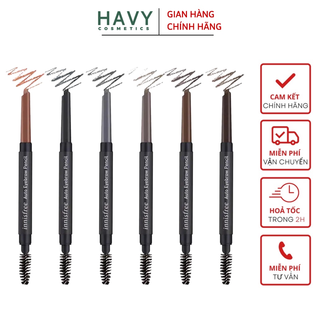 CHÌ KẺ MÀY INNISFREE AUTO EYEBROW PENCIL