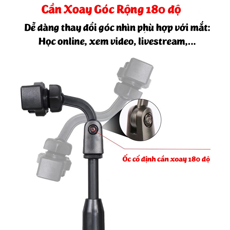 Giá Đỡ Điện Thoại để bàn livestream, kệ điện thoại xem video dùng để quay phim ghi hình QH19 - QUEENHOUSE