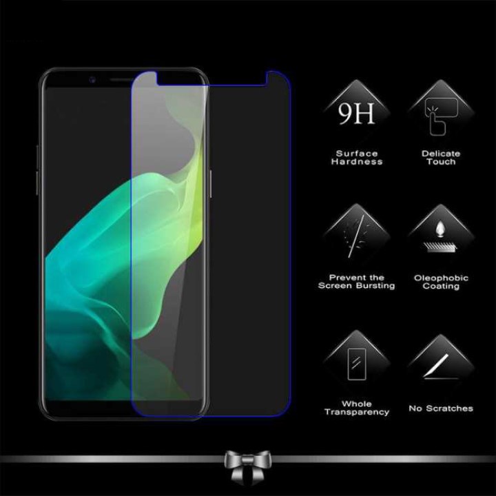 Kính Cường Lực Oppo F5 - Kính Trong Suốt  Full Màn hình Độ Cứng 9h+ Tặng Kèm Khăn Lau