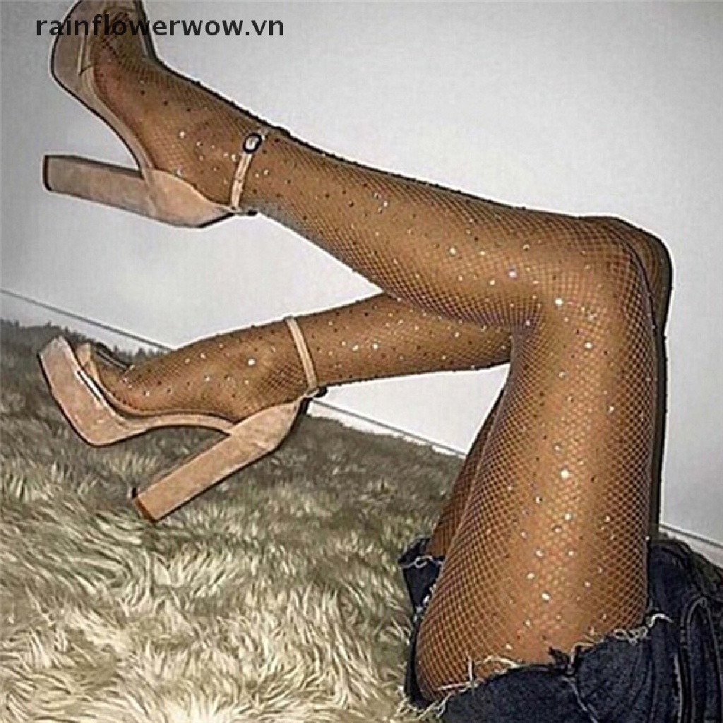 Vớ Lưới Pha Lê Thiết Kế Mới Xinh Xắn Thời Trang Dành Cho Nữ