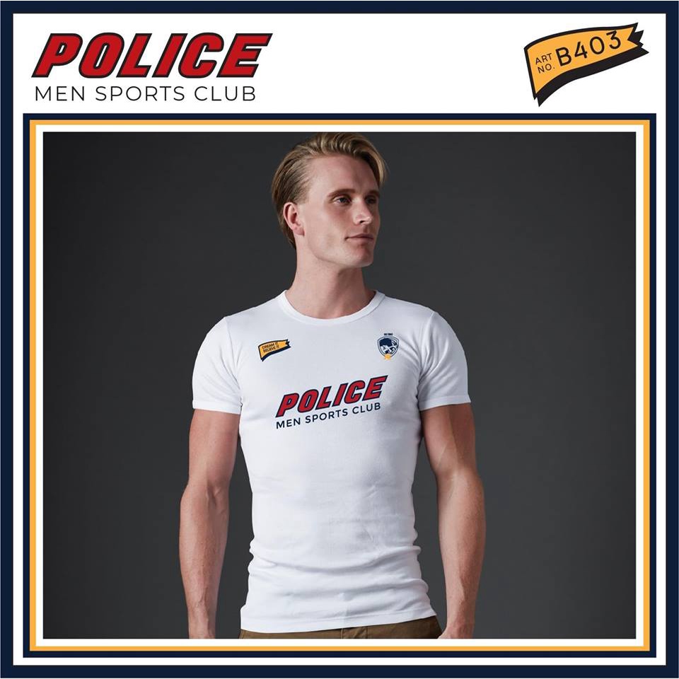 Áo Thun Nam Police Nhập Khẩu Thái Lan B403
