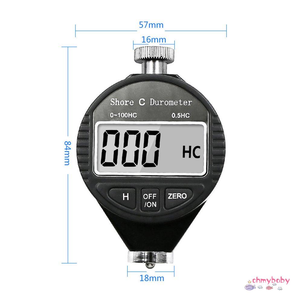 Máy đo độ cứng bờ kỹ thuật số Máy đo độ cứng cho cao su da nhựa [8/24]