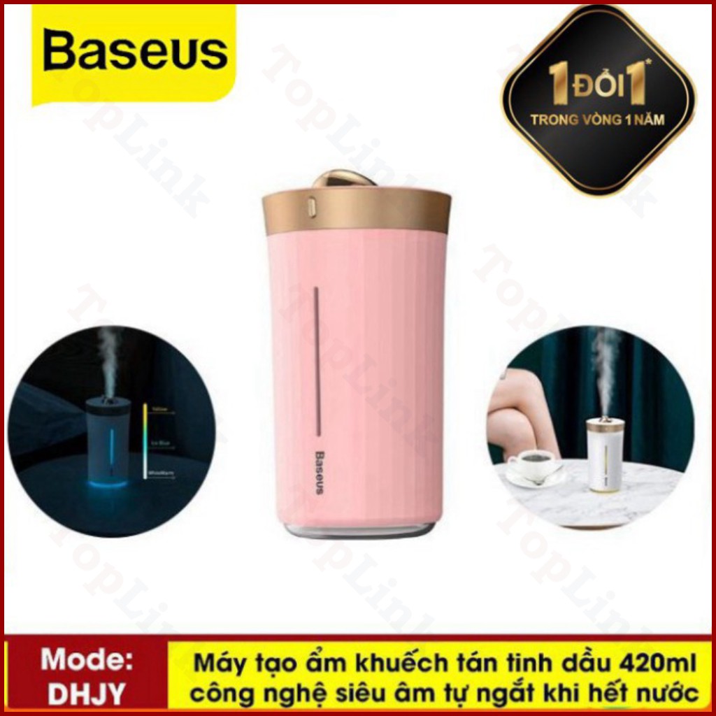 Máy Phun Sương Tạo Độ Ẩm Baseus H420ml Công Nghệ Siêu Âm Cho Văn Phòng , Tại Nhà,.. ( Tự Động Ngắt )
