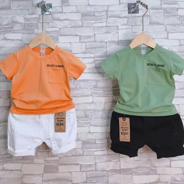 Combo 2sét áo phông quần kaki