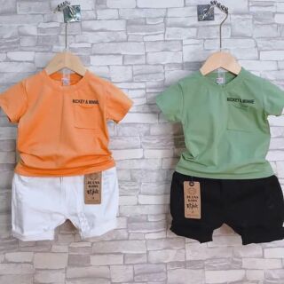 Combo 2sét áo phông quần kaki