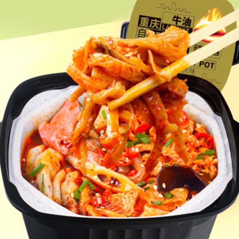 Lẩu tự sôi trùng khánh 4 vị Hot Pot - Lẩu tự sôi môi Trùng Khánh 390gr siêu ngon | BigBuy360 - bigbuy360.vn