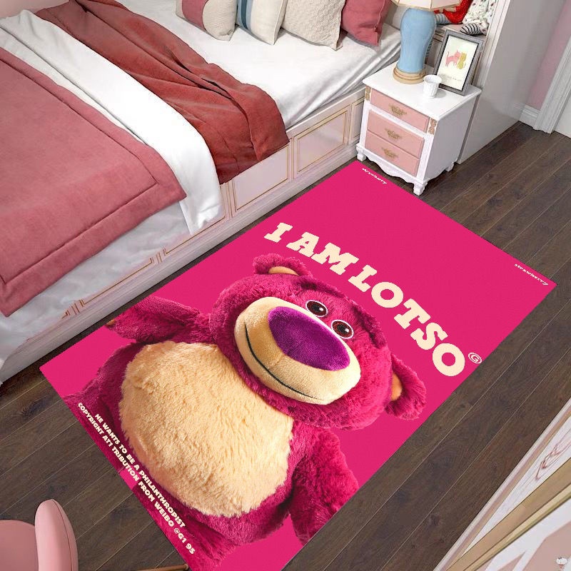 Thảm Lót Sàn Phòng Khách / Phòng Ngủ Hình Gấu Dễ Thương