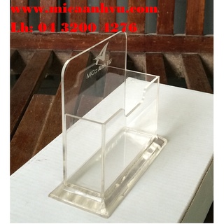 Hộp đựng danh thiếp cardvisit namecard để bàn mica trong