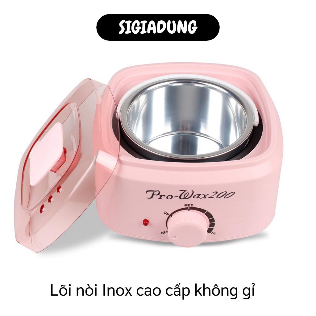 [SGD] Nồi nấu sáp nóng chảy TẶNG QUE GỖ  Nồi đun sáp wax lông Pro-wax100 Pro 200 loại 1 dây đồng ổ cắm lớn 8582