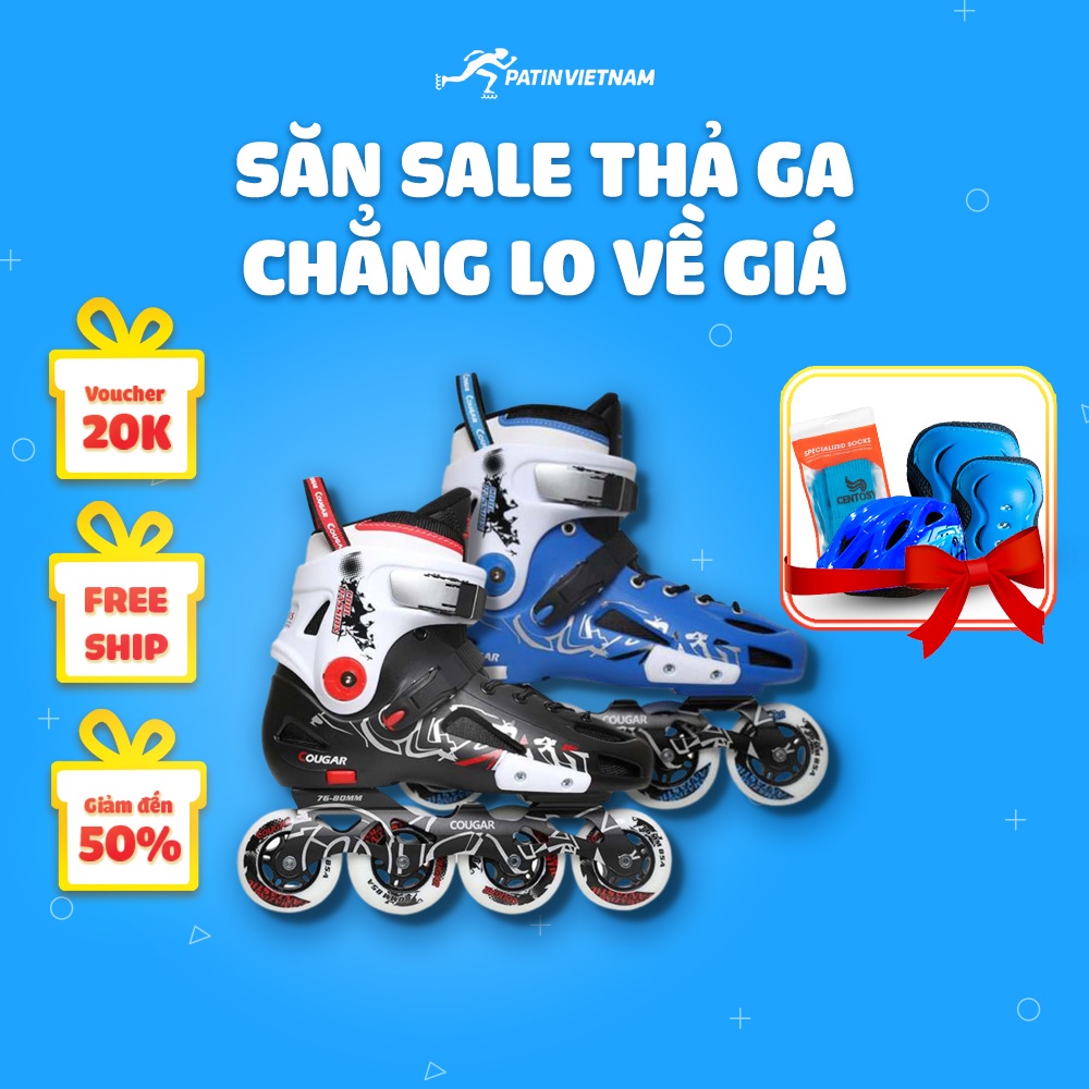 Giày patin Cougar MZS 307 chính hãng, giày patin cao cấp