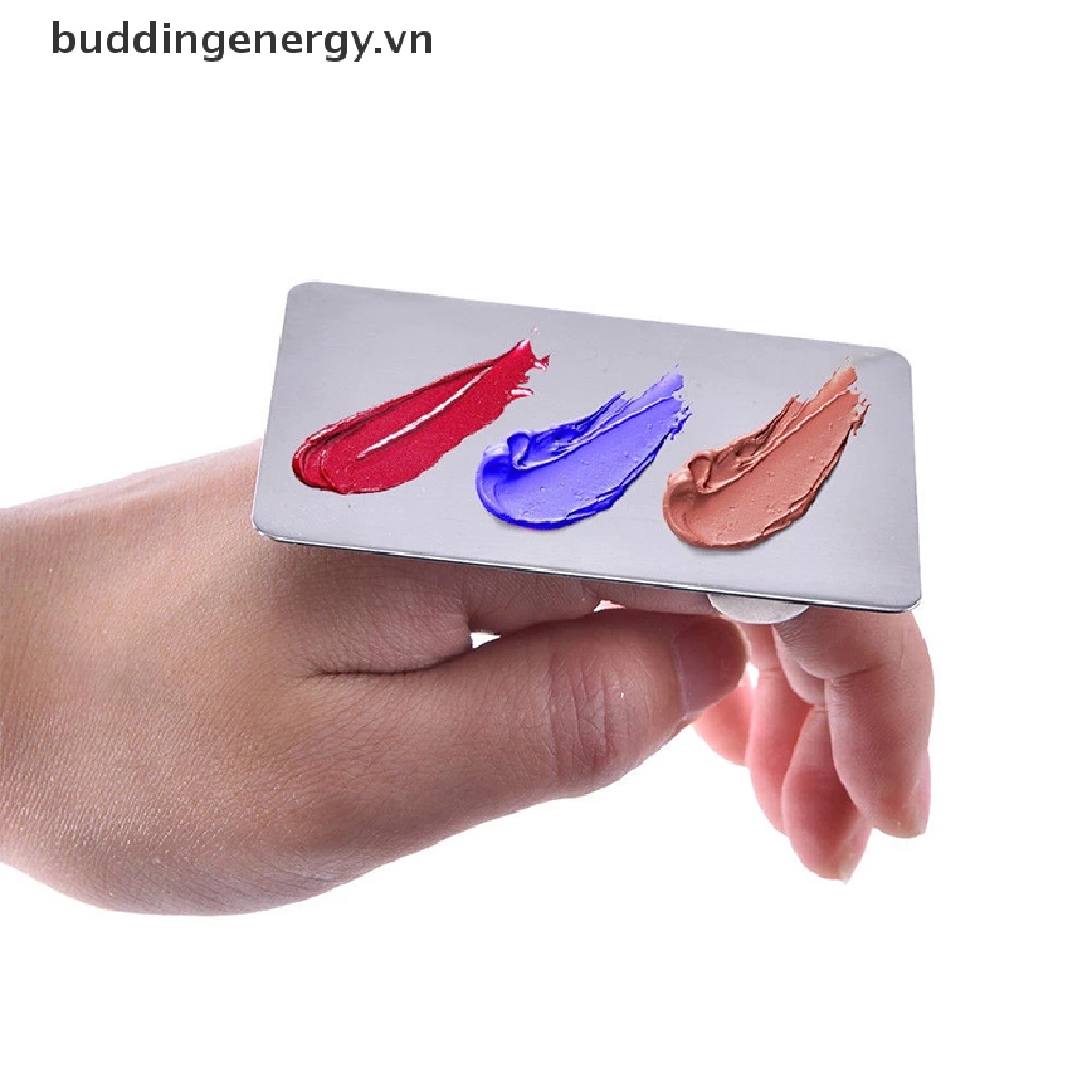 Cọ Trang Điểm Tán Nền Thép Không Gỉ