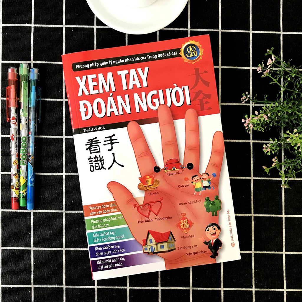 Sách - Xem tay đoán người - Thiệu Vĩ Hoa - Thanh Hà Books HCM